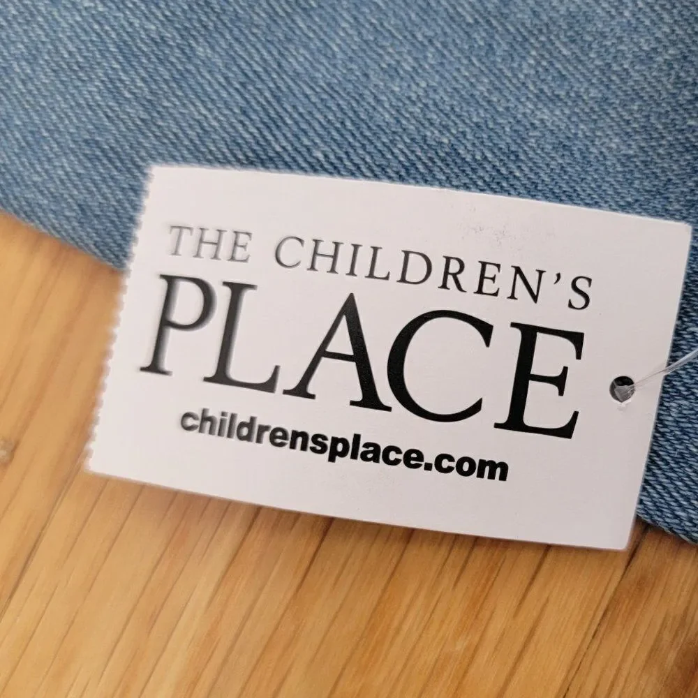The Children’s Place Boys Blue Denim Basic Straight Stretch Jeans Size 14